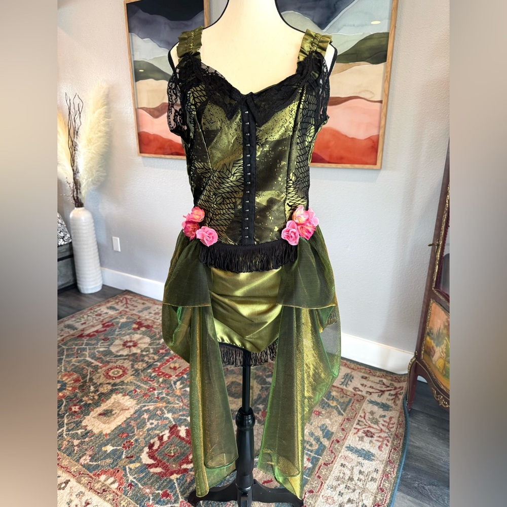 Green and Black Fairy Dress